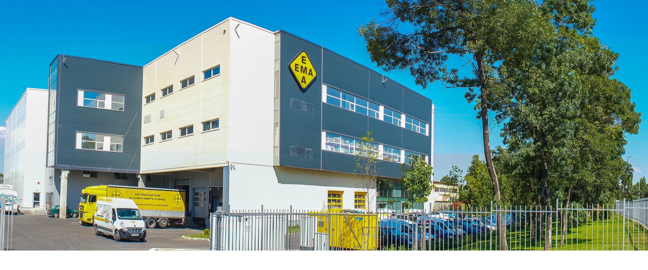 Production and logistics center for paper of Ema