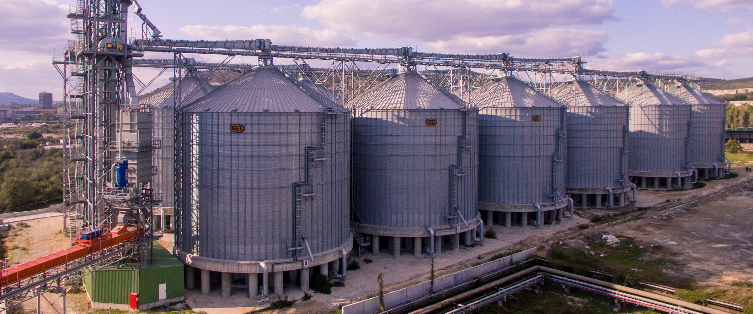 Grain storage facility